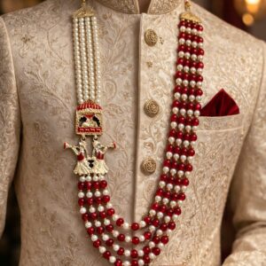 Royal Ruby Pearl Mala