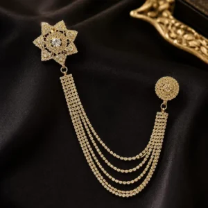 Royal Eagle Chain Brooch for Men