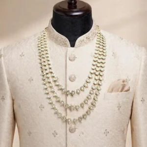 Luxury Kundan Groom Mala