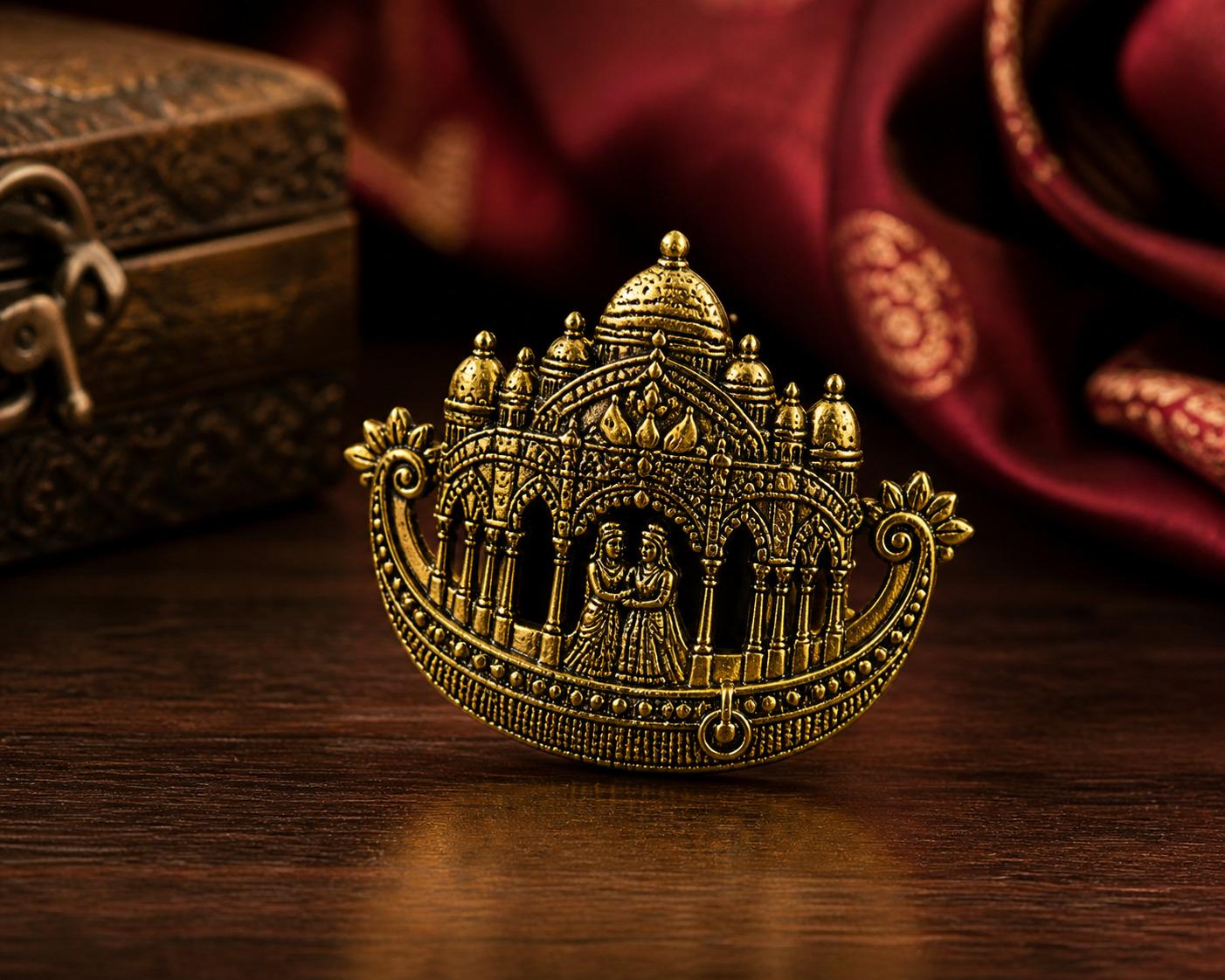 antique brass royal barge brooch antique brass royal barge brooch