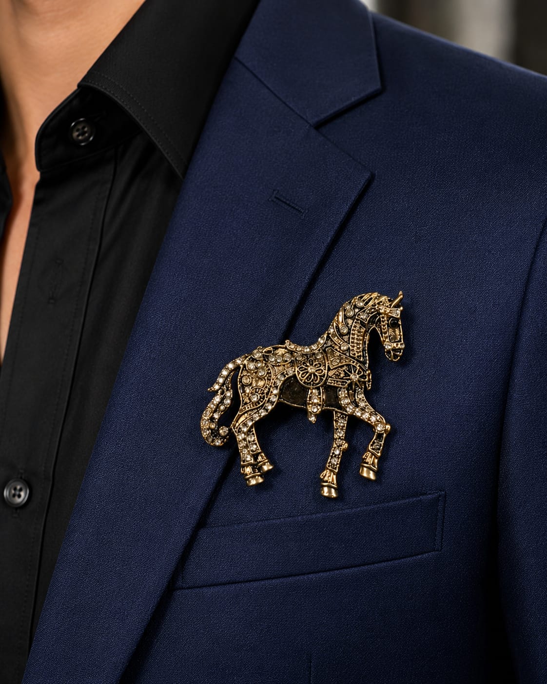 Horse Lapel Brooch for Men Horse Lapel Brooch for Men